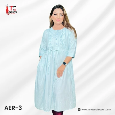 Premium Slab Lilen Gown - AER3