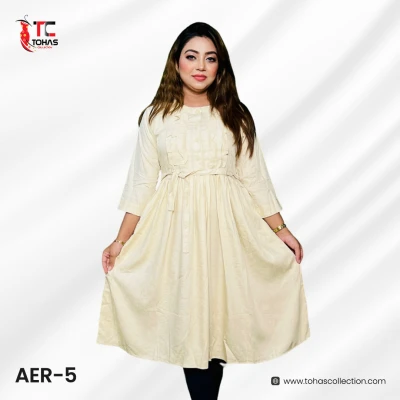 Premium Slab Lilen Gown - AER5